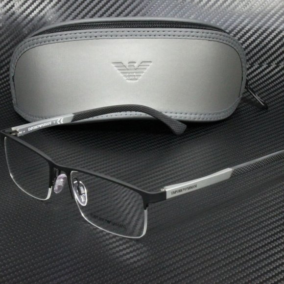 Emporio Armani Men's Black Rubber Eyeglasses!